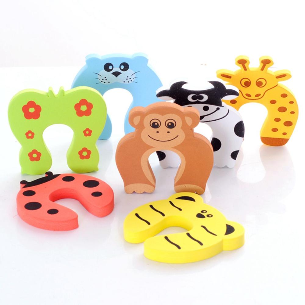 Craft Home Soft Cartoon EVA Foam Creative Door Stopper Finger Pinch Guard Protector Door Stop