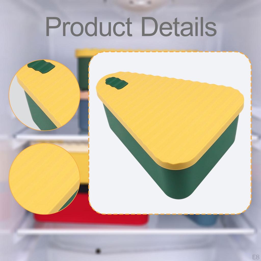 Food Grade Silicone Pizza Storage Box Lunch Sturdy Multipurpose Easy Cleaning for Home & Travel