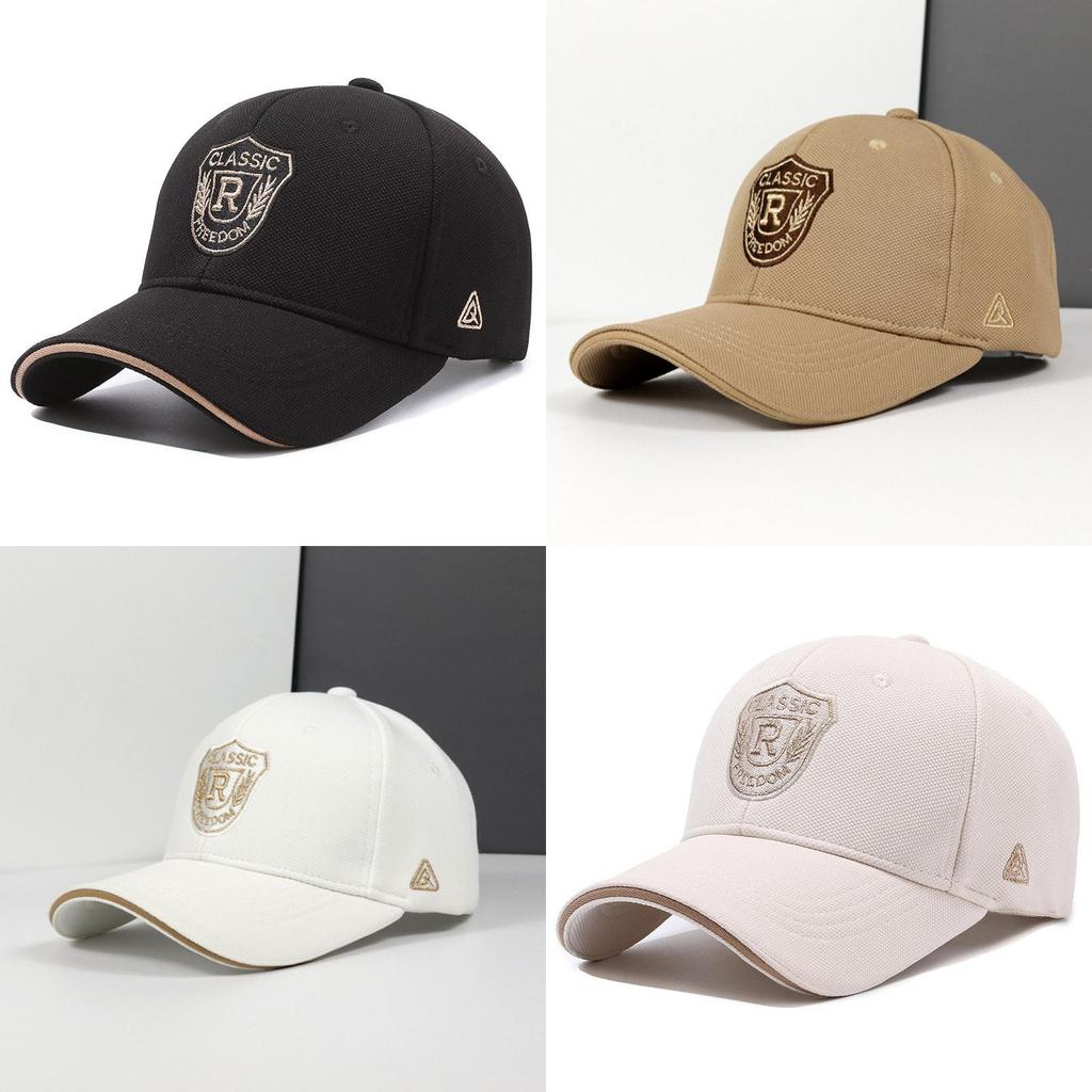 Casual Embroidered Baseball Cap With Sun Protection For Outdoor Activities
