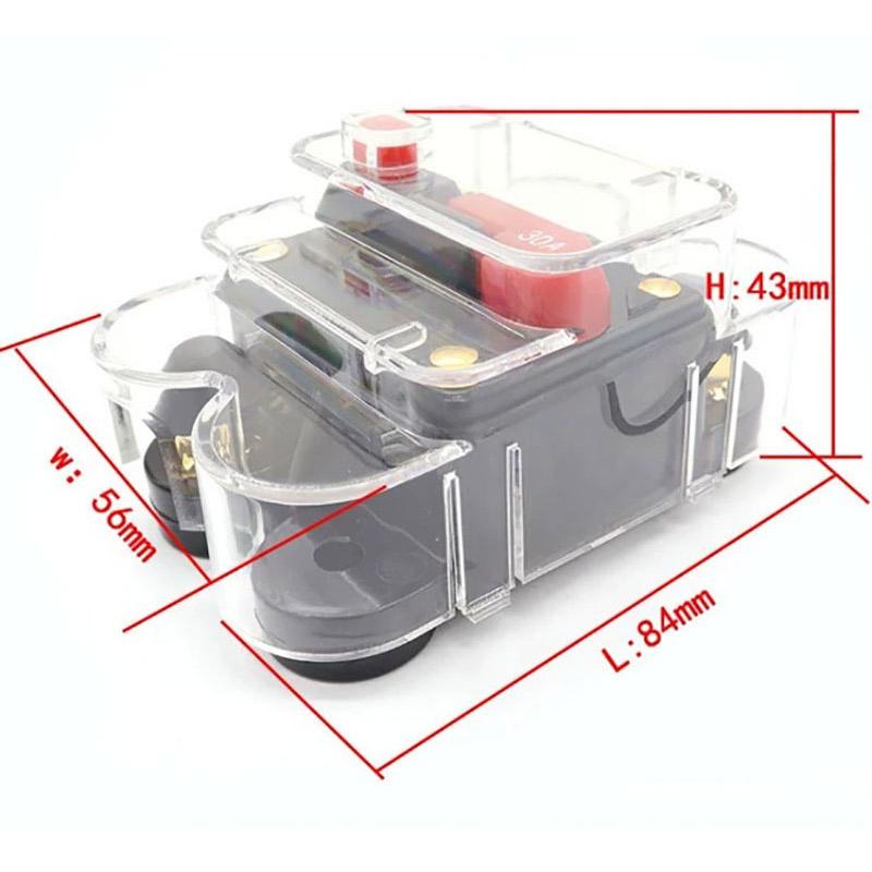 30A-300A Auto Audio Circuit Breaker Siguranță Resetare 12V-48V DC Aoptional Mașină Barcă Auto Impermeabil 40A - 80A 100A 120A 150A 200A 250A