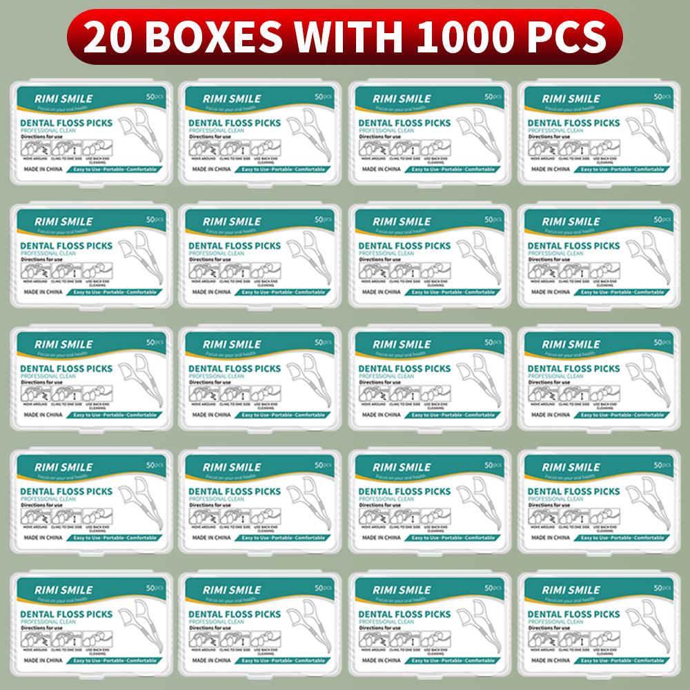 50/150/300/600/1000 PCS dental floss sticks oral care tools