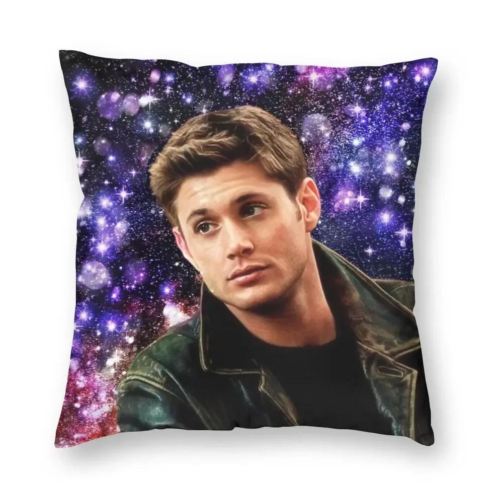 Dean Winchester Pillow Cover Home Decorative Supernatural Tv Show Cushion Case Throw Pillow For Car