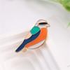 1Pc Cute Charm Parrot Brooch Creative Personality Animal Pin Fun Fashion Colorful Jewelry Accessories Party Birthday Pop Gift