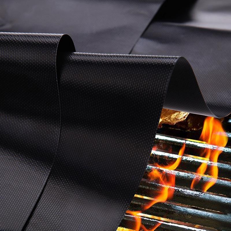 2Pcs BBQ Grill Mat Non-Stick Mat Heat Resistant Grill Mat Outdoor Baking Reusable Barbecue Party Mat 40X33Cm Grill Accessories