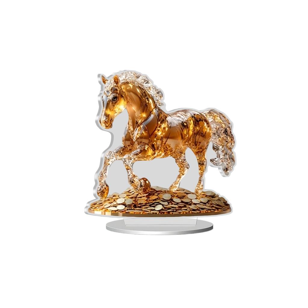2D Acrylic Horse Year Desktop Ornament