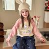 Hello Kitty Girls' Velvet Sequin Pullover Sweatshirt