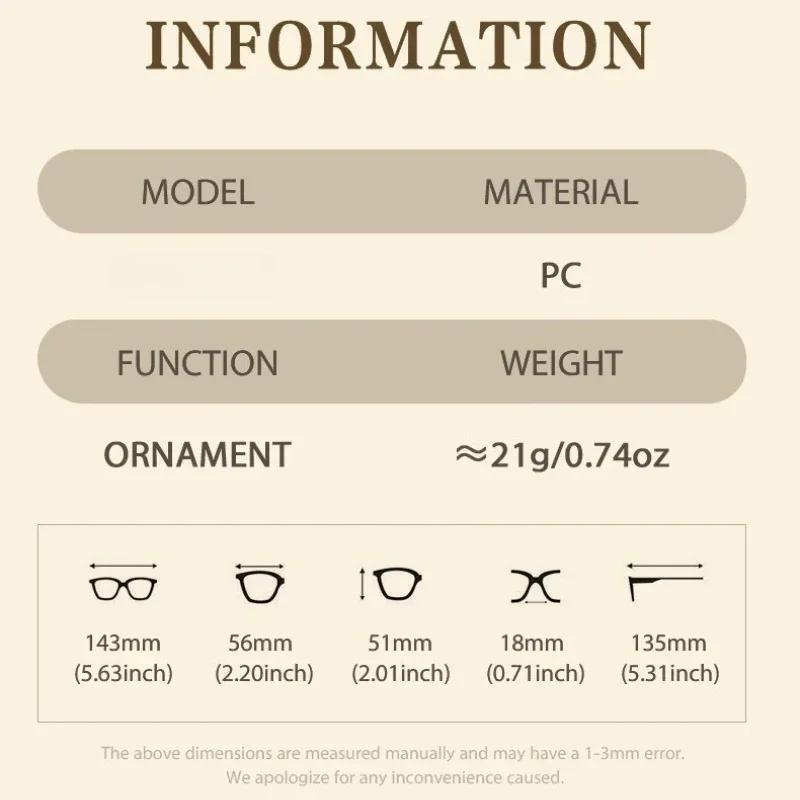 Oversized Cat Eye UV400 Sunglasses for Women Color-Blocked UV Prtection Shades Street Style Vacation Sunglasses Eyewear