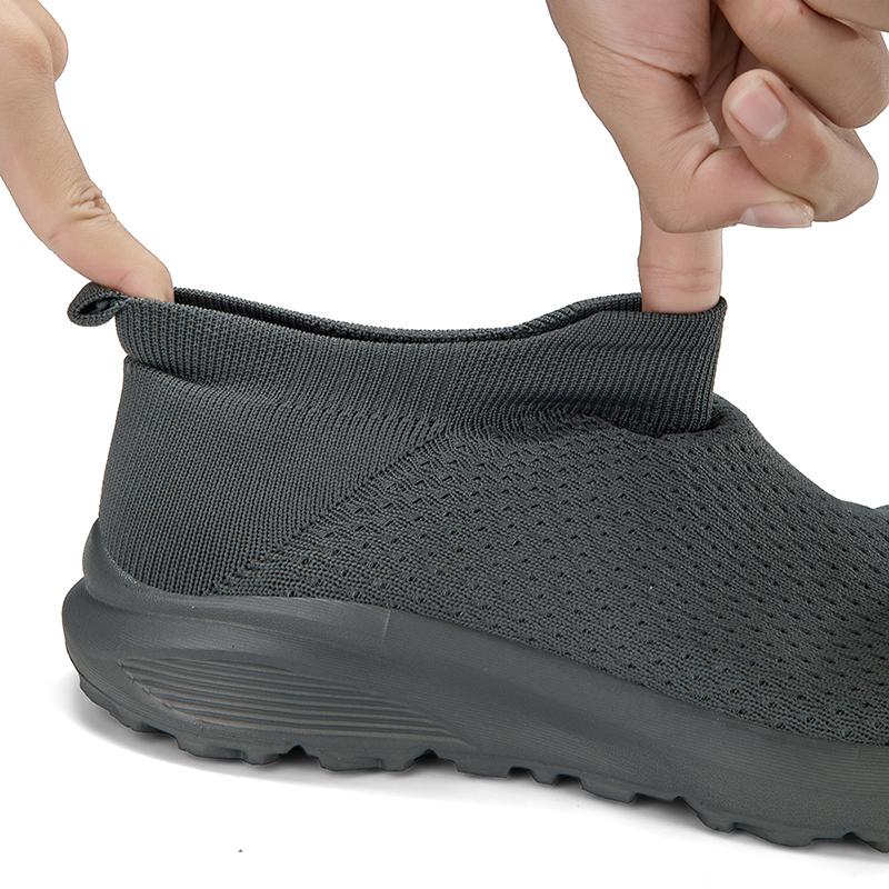Men’s Moccasins Loafers Casual Slip on Walking Shoes Summer Men’s Slip-ons Lightweight Socks Khaki Black Shoes for Boy Large Size 38-47