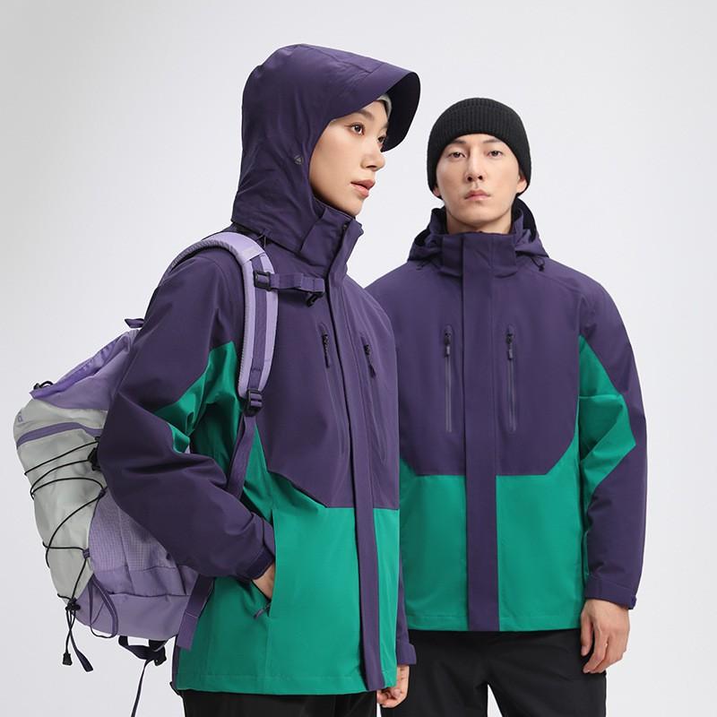 New Standard Detachable Fleece Liner 3-in-1 Jacket Men Women Outdoor Business Windproof Waterproof Coat
