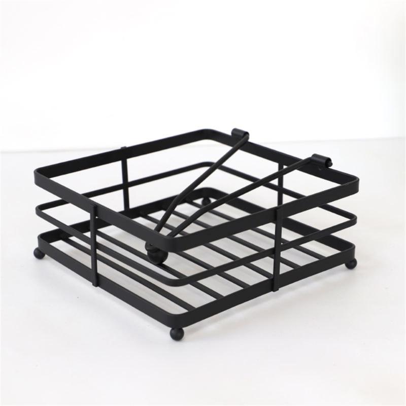 Tisch-Taschentuchaufbewahrungshalter für den Außenbereich, Arbeitsplatte, Metall, Schreibtischornament, Tischplatten-Taschentuchspender für Zuhause, Restaurant