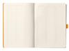 Rhodia Rhodiarama Goal Book Notebook, A5, Dotted Grid, 240 Pages, Italian Leather Cover, Rose Smoke, CF117803