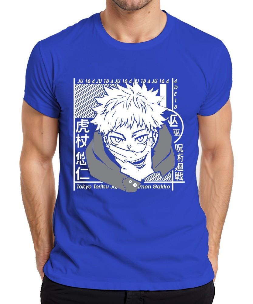 Jujutsu Kaisen Itadori Yuji Anime Unisexga Fan Gift Cosplay Unisexs Tshirt