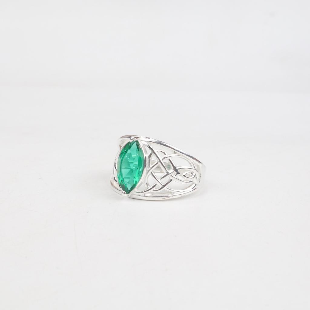 Chrome Diopside Gemstone 925 Sterling Silver Jewelry Ring For Bridesmaid Gift CZR-3-7