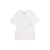 Uniqlo Casual Versatile Solid Color Printed Round Neck Short Sleeve T-Shirt Unisex Tops White UQ472518000