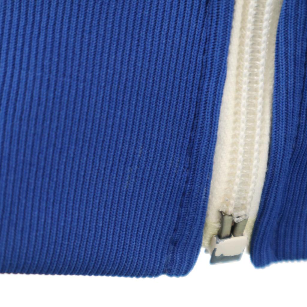 Adidas 70s Vintage Trefoil Logo Track Jacket M Blue Jersey Men's Used