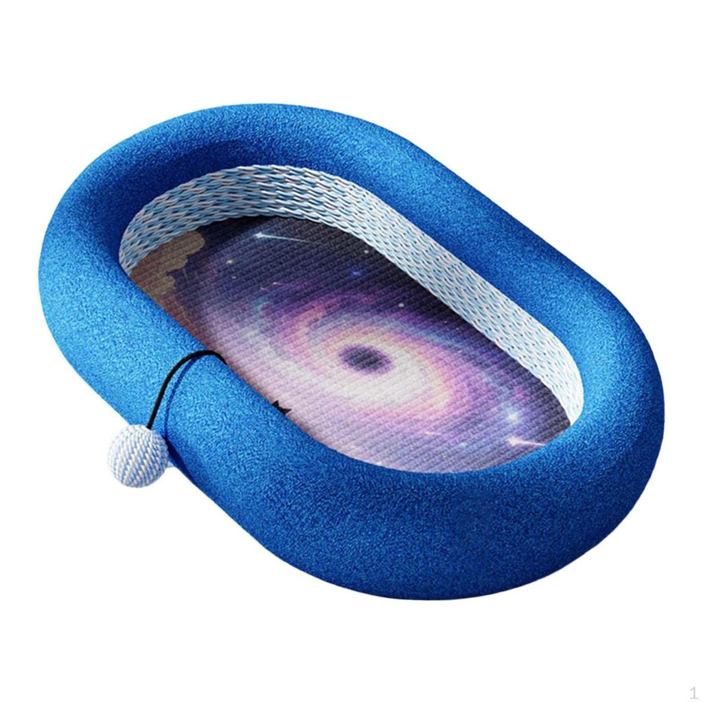 Cat Bed, Scratching Board, Lounger, Claw Care Toy with Flannel And Non-slip Bottom for Pets,