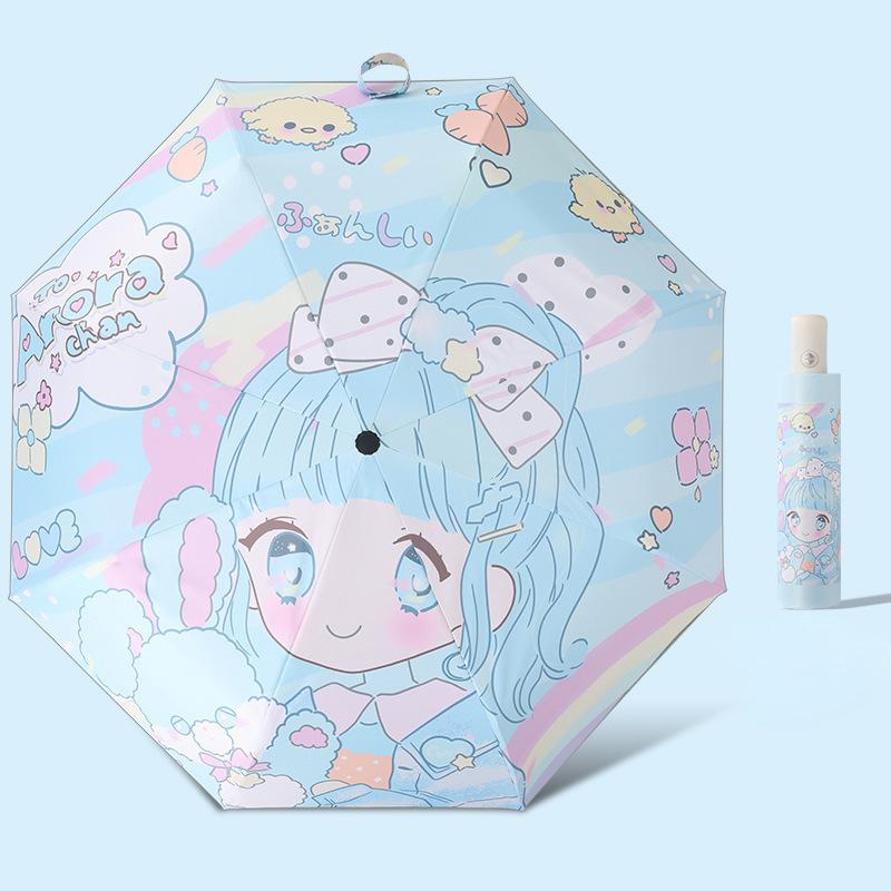 

Автоматический зонт в форме динозавра, защита от солнца и ветра, светоотражающая полоса, складной зонт для путешествий