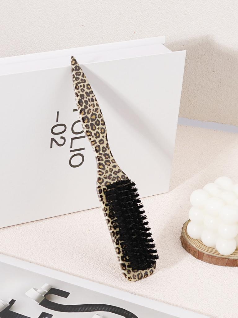 1 Piece of Brush Suitable for All Hairstyle Designs, Clean Hair Cutting Nylon Brush, Durable ABS Plastic Handle