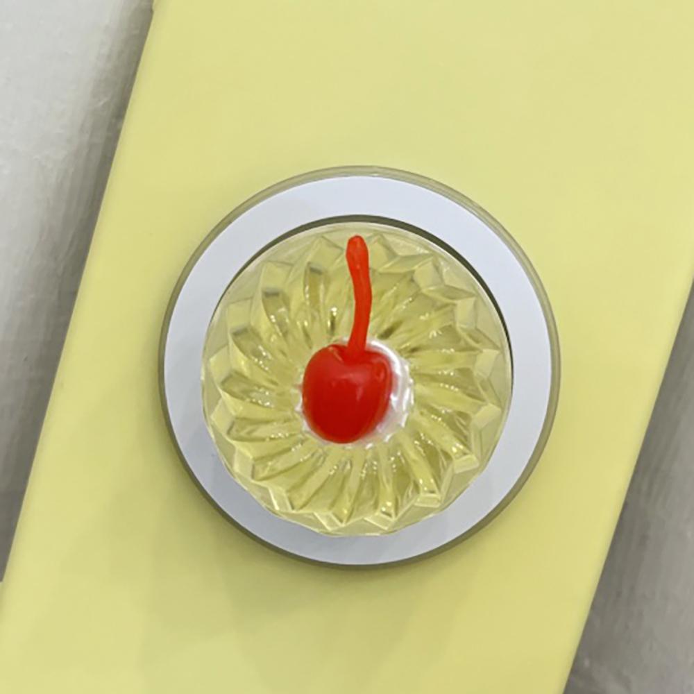 

Korea Cute 3D Cherry Cream Jelly For Magsafe Magnetic Phone Griptok Grip Tok Stand For iPhone Wireless Charging Holder Ring Gift