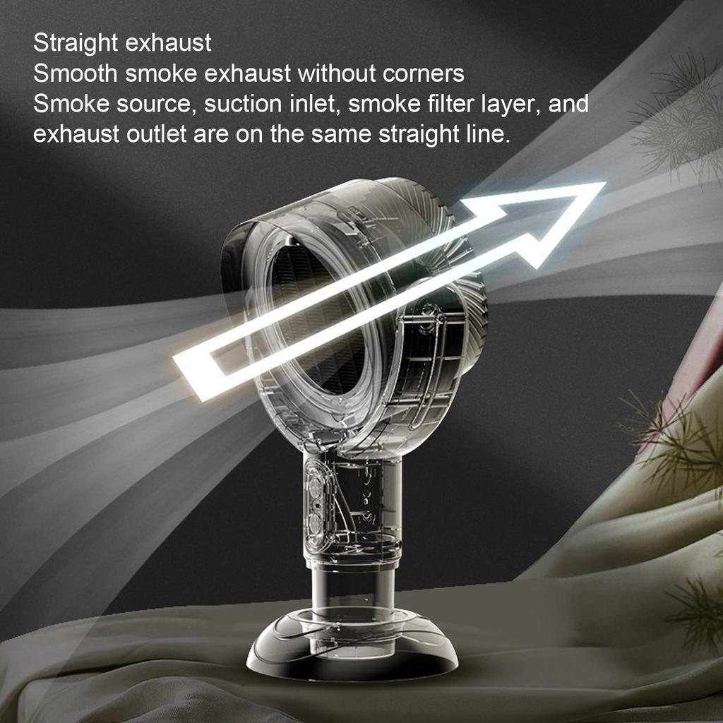 Mașină portabilă multifuncțională puternică de fumat Mini desktop de uz casnic pentru fumat Mașină de grătar Hot pot fierbinte