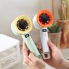 2026 Digital Display Handheld Fan: Portable with Hook, 120-Speed Stepless Regulation, Turbo Function, Vertical Screen.