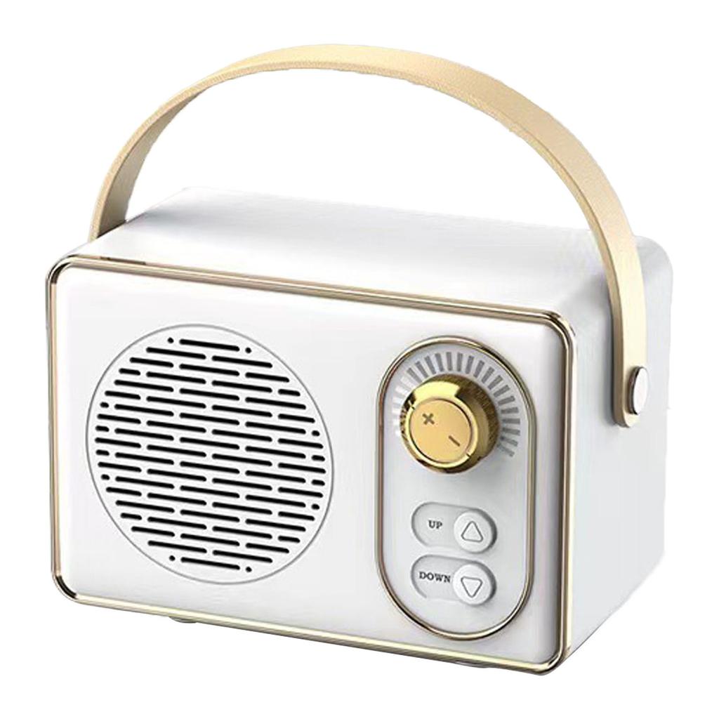 Retro Speaker Clear Sound Portable Wireless Vintage Small Speaker for Home Travel Outdoor