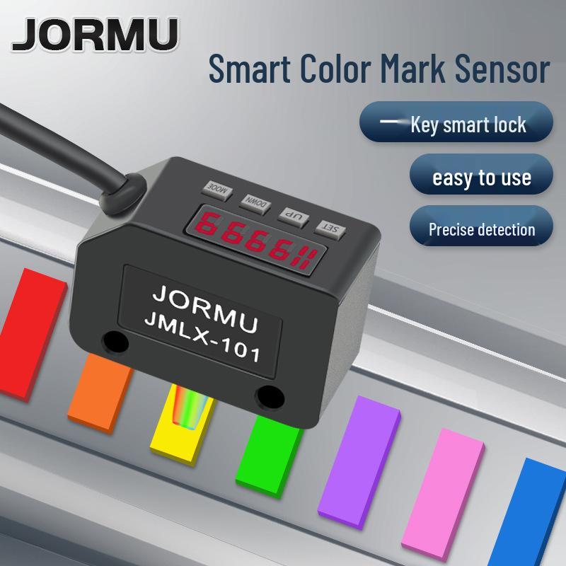 JMLX-101 LED Color Mark Sensor: Three-Color Light Source Replacement for LX-101 Label Photoelectric Eye