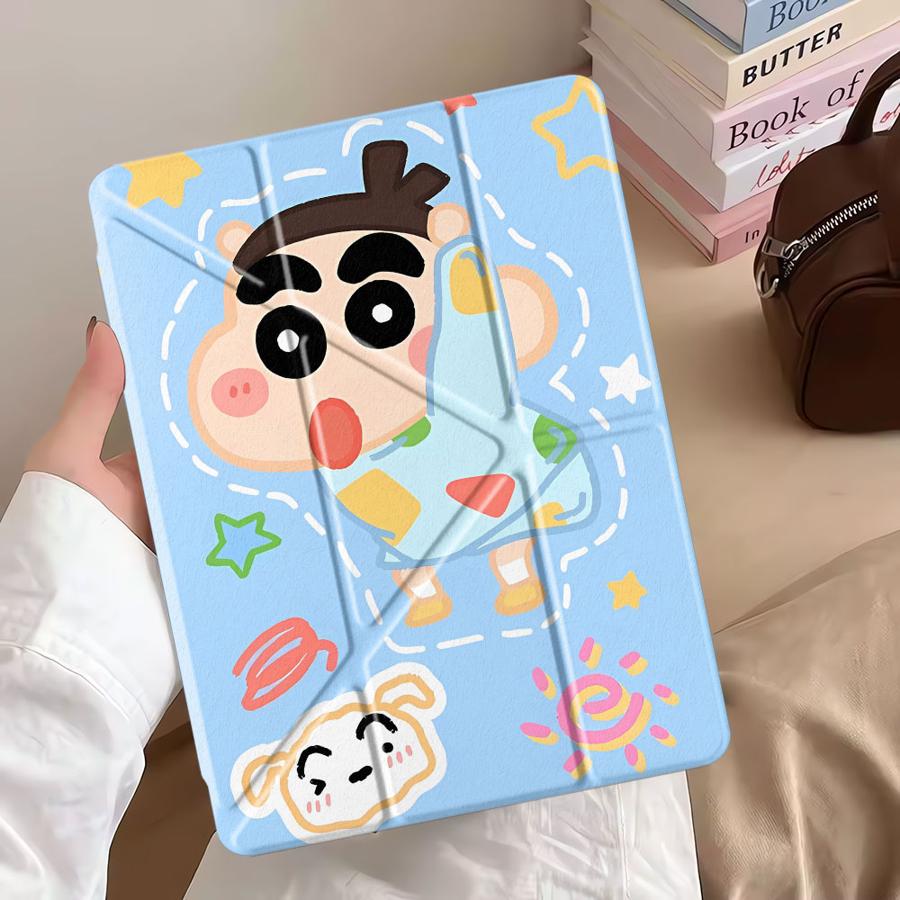 Tablet Case For iPad Pro 2025 Air 4 5 M3 M2 1 2 M4 11inch Mini 6 7 Pro 11th 10th 9th 8th 7th 12.9inch Holder Cover Cra-yons