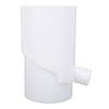 10cm Rainwater Collection System Efficient Round Downspout Diverter for Irrigation Systems Aquariums White
