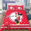 This Classic, Sweet Minnie Mouse-themed Print Bedding Set Is A Warm and Cozy Choice for Decorating A Child's Bedroom. Loves It!