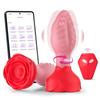 Rose Swing Remote-Control Silicone Vibrator Butt Plug for Men & Women - Anus Massage & Adult Sex Toy