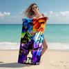 Personalized customized proof beach towel with Lego Ninjago pattern - soft, absorbent,quick-drying,perfect swimming,camping&bathing
