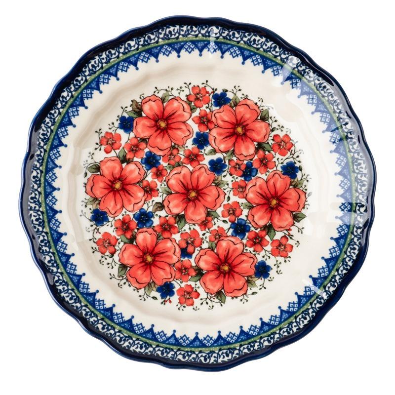 Dish set Household retro tableware Ceramic rice bowl Salad bowl Personal creative plate Binaural bowl