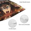 Freedom Squads Pillowcase Cushion Cover Gift Attack On Titan Anime Shingeki No Kyojin Pillow Case Cover Home Zipper 40*40Cm