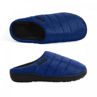 Subu Navy  Sb 14  Down Brushed Padded Slippers