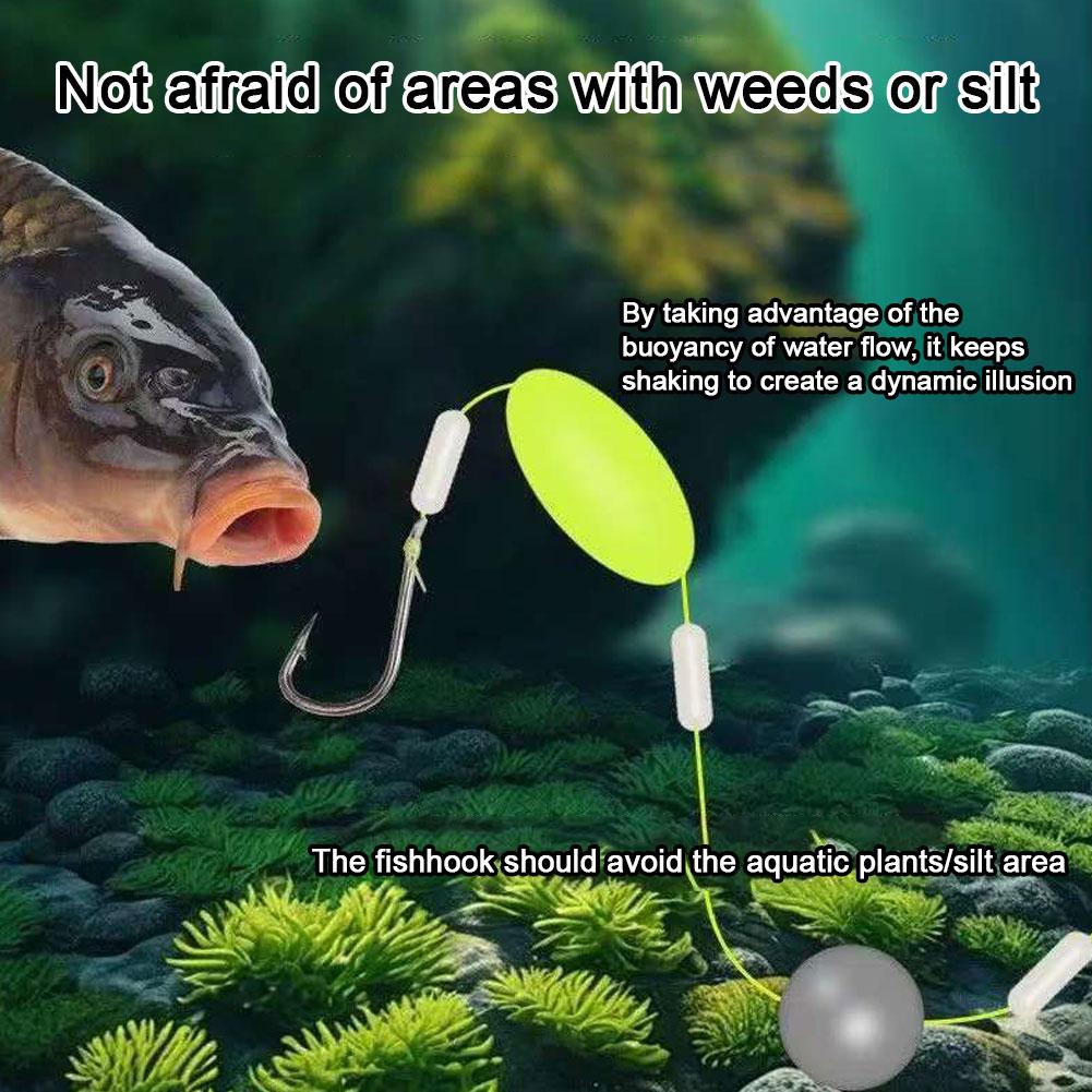 FlipDouble Hook With Reverse Bottom Line Reduce The Fishing Fishing Reverse Bottoming Bottom Of M4M8