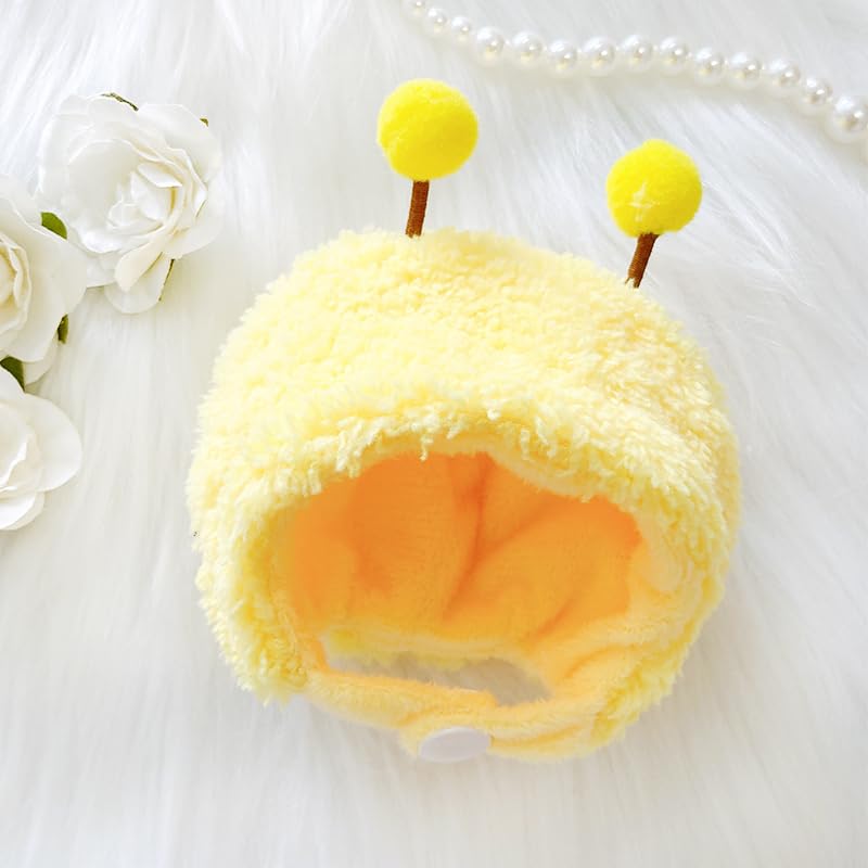 Bee Plush Costume for 10cm Plush Cotton Doll Yellow Doll, Clothes, [Used]