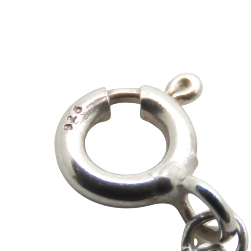 Used TIFFANY&Co. Necklace Curved Heart Silver925 4.0g Silver El Saperetti