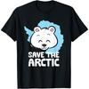 Save The Arctic Global Warming Climate Change Polar Bear Cotton Men T Shirt