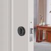 1Pc Door Latch Catch Privacy Lock Three Pronged Single Tongue Lock Body Bathroom Indoor Door Lock Cylinder DIY Stainless Steel
