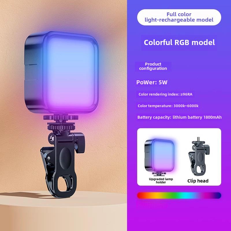 Mini přenosné LED selfie přisvětlení pro mobilní fotografie a videa