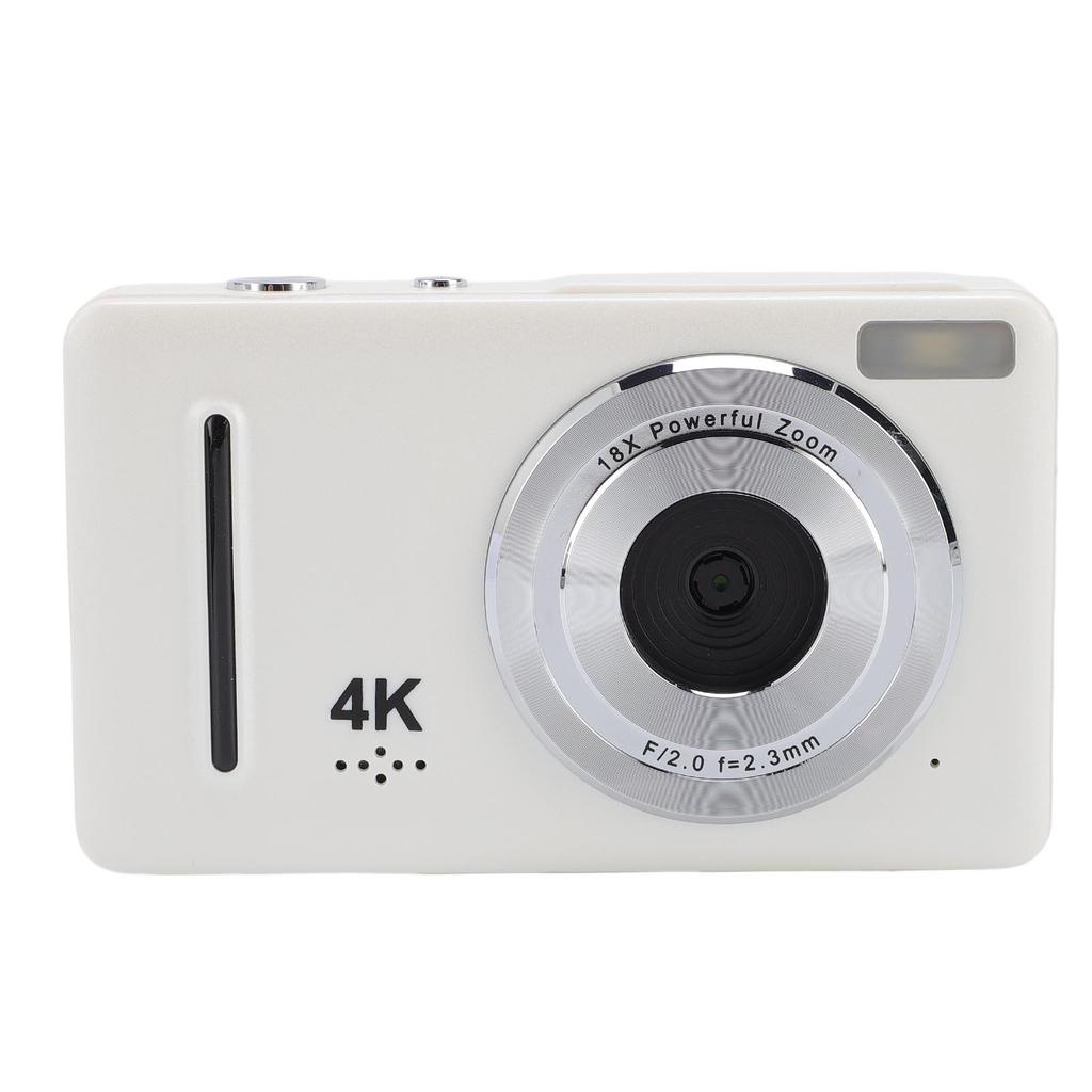 4K Digital Camera for Photography 64MP HD Autofocus Travel Camera with 2.4 Inch Screen for Teens Students