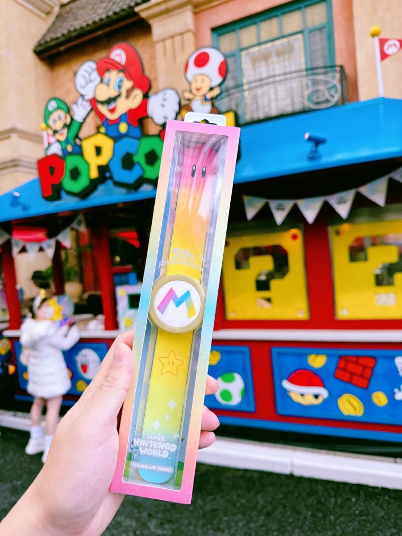 USJ exclusive 5th anniversary power-up band Nintendo World Mario