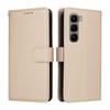 For Infinix Hot 60 Pro+ 4G Case RFID Blocking 3 Card Slots PU Leather Phone Cover with Wrist Strap