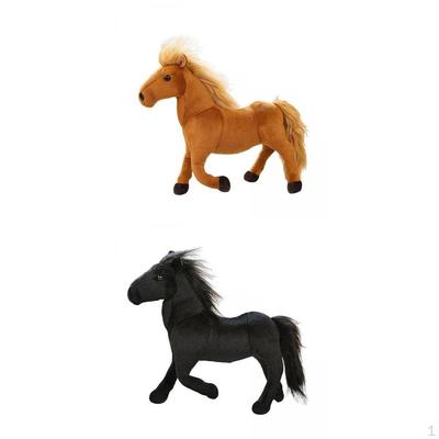 2 Stück Hübsche Stofftiere Pferd Party Geburtstagsgeschenke Feiertag Heimdekorative Plüschtiere