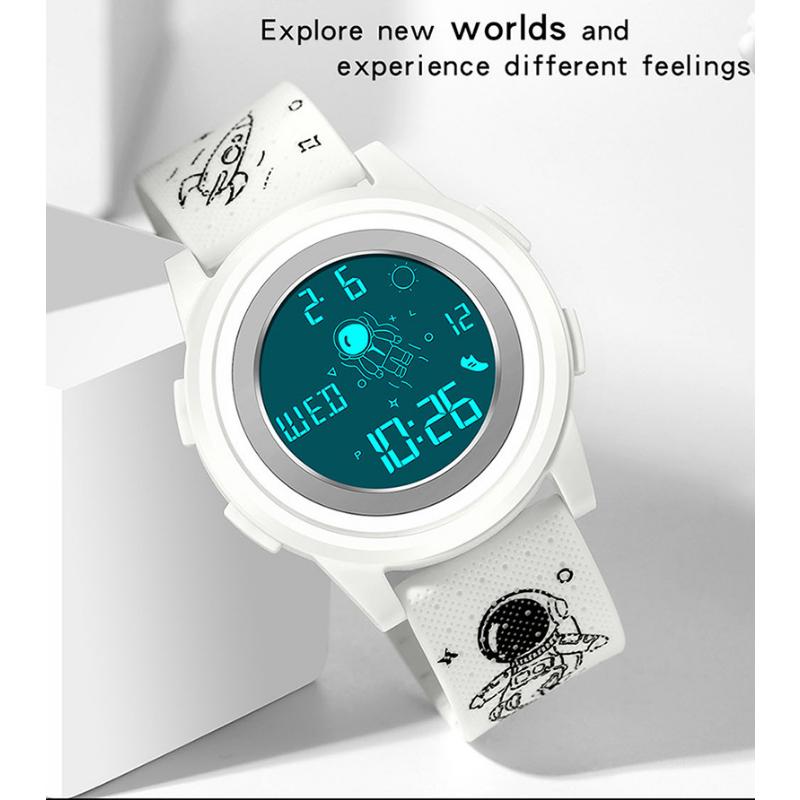 SANDA Neue Spaceman Elektronische Uhr Sportuhr Mode Trend Männer und Frauen Student Elektronische Uhr Wasserdichte Uhr