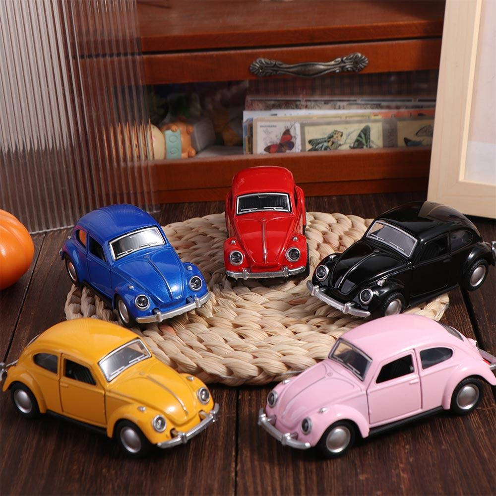 

Educational Toy Pull Back Car Model Car Figurines Miniatures Car Model Toy Beetle Diecast Toy