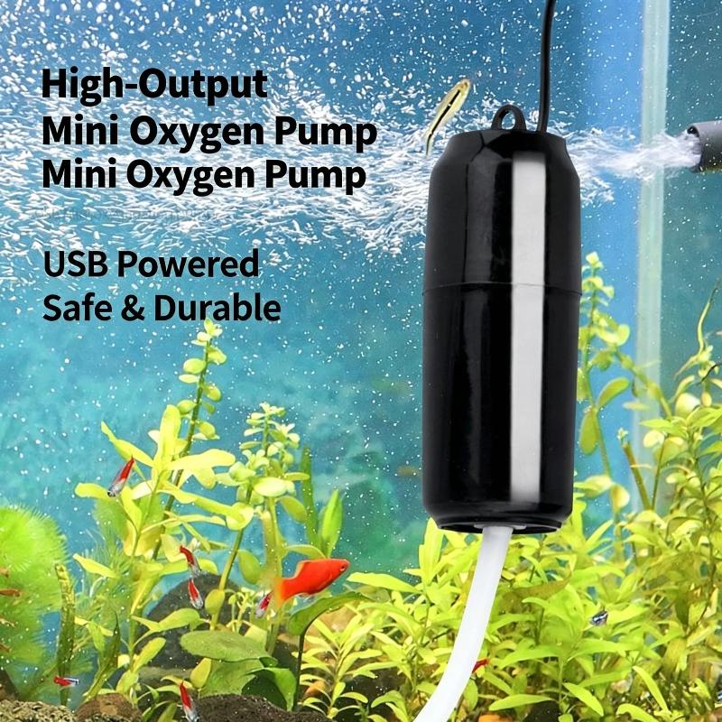 Aerator Fish Breeding Air Pump Silent Portable Aquarium Fish Tank Portable Mini Usb Oxygen Pump