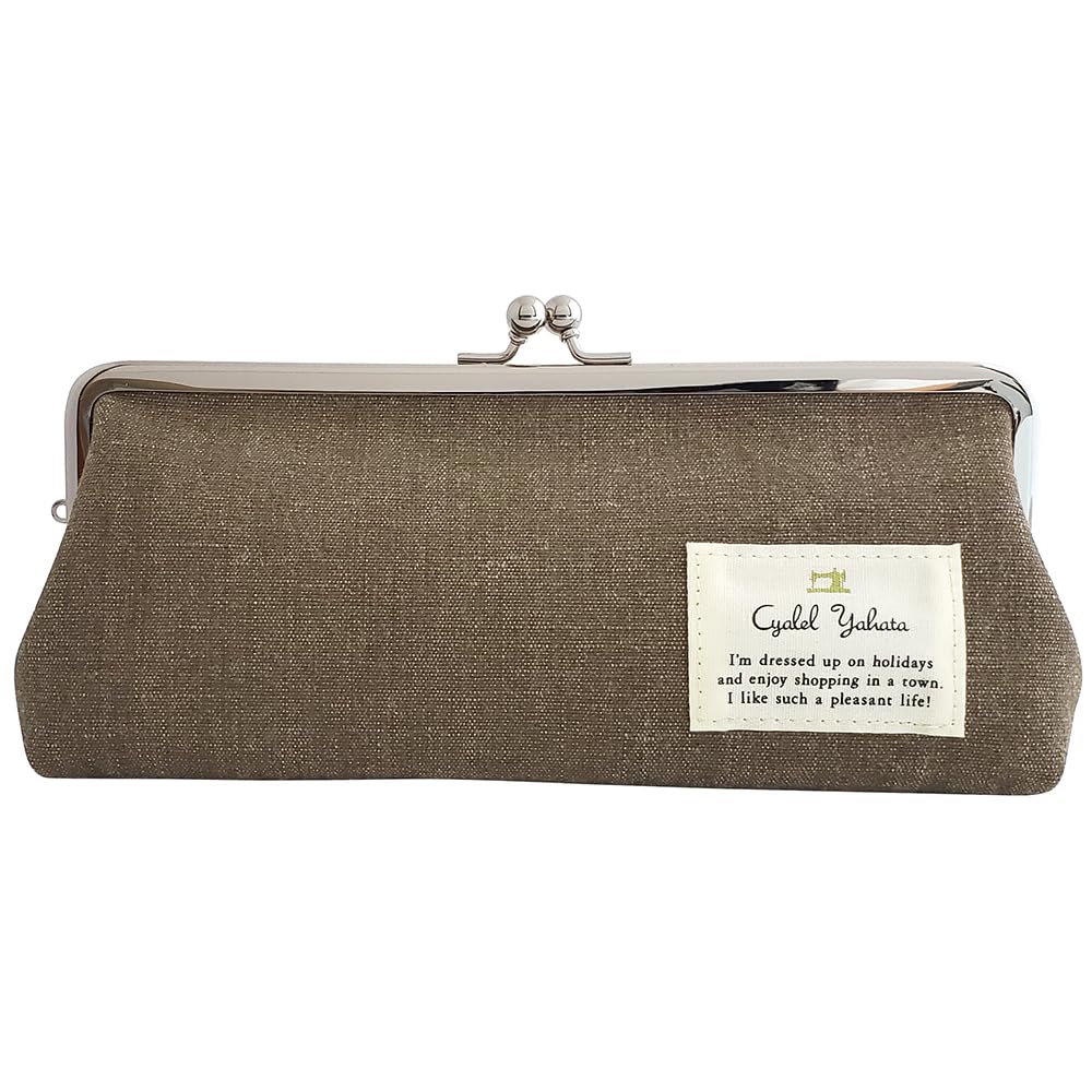 

и милый пенал для женщин и Идеальный для маленьких и LC цветочный сделанный в кофе Стильный, вместительный, в форме застежки для взрослых. карандаши, предметы,