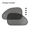 New! 2pcs Car Window Screen Sun Shade Mesh Cover Windshield Sunshade Visor With Suction Cups Summer Auto